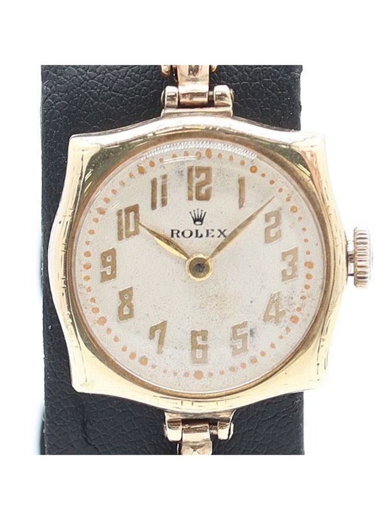 Rolex Prima Manual Wind 9k White Dial Watch
